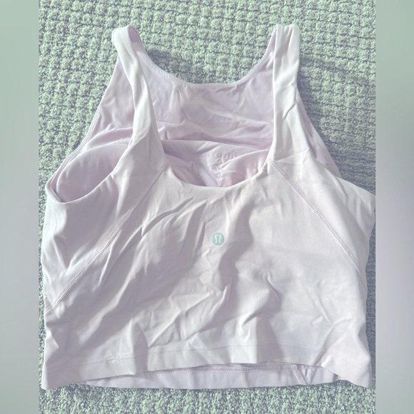 Lululemon pink align high neck tank - Picture 1 of 4